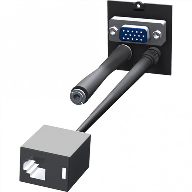 cadre 1xVGA+jack+bouton-poussoir BCM -4 Control 