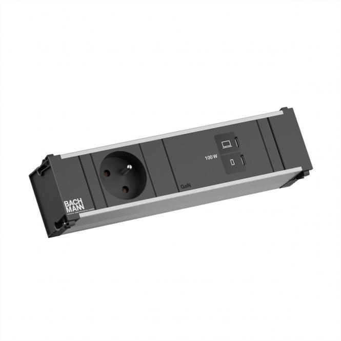 CONI 1xUTE, 1xUSB C/C 100W L=0,2m 