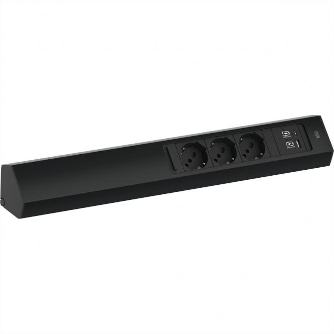 CASIA2 3xP40 1xUSB A/C 22W, 2,0m AEH, RAL 9005, Italie 