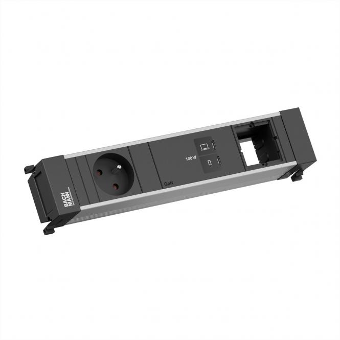 POWER FRAME 1xUTE, 1xUSB C/C 100W 1xCM L=0,2m 
