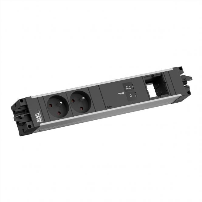STEP ALU 2xUTE, 1xUSB C/C 100W 1xCM 