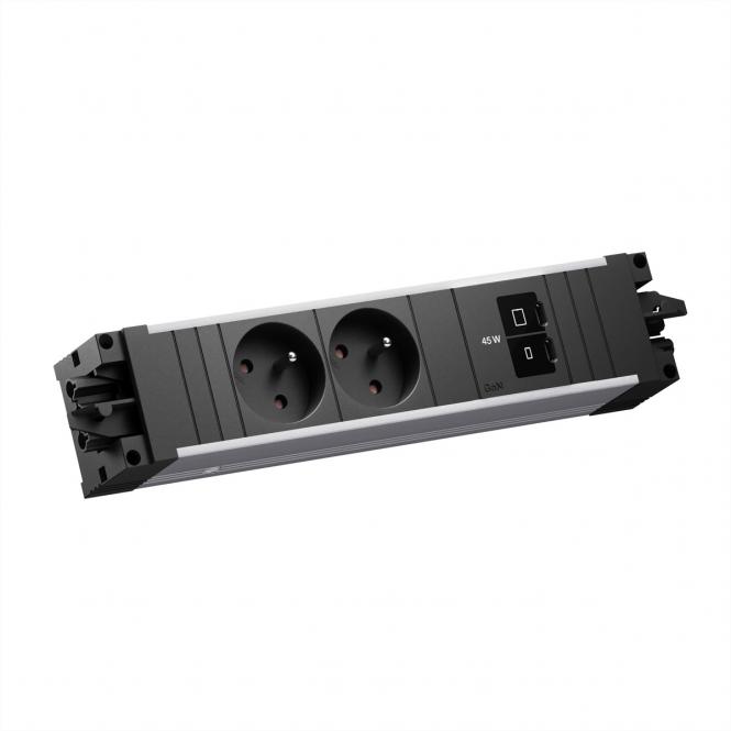 STEP ALU 2xUTE, 1xUSB C/C 45W 