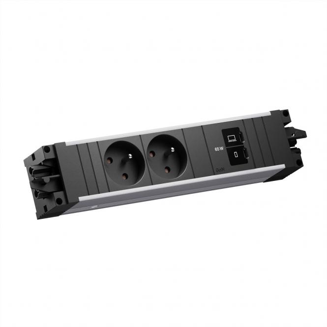 STEP ALU 2xUTE, 1xUSB C/C 65W 