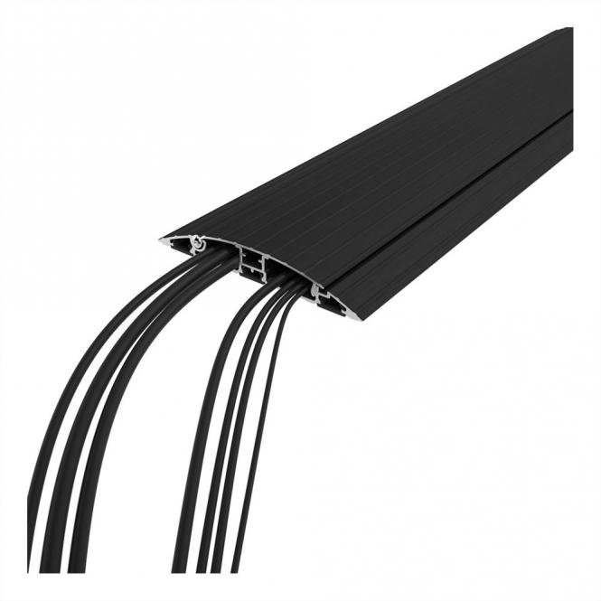 Addit Kabelschutz, gerade 423, schwarz, 150cm 