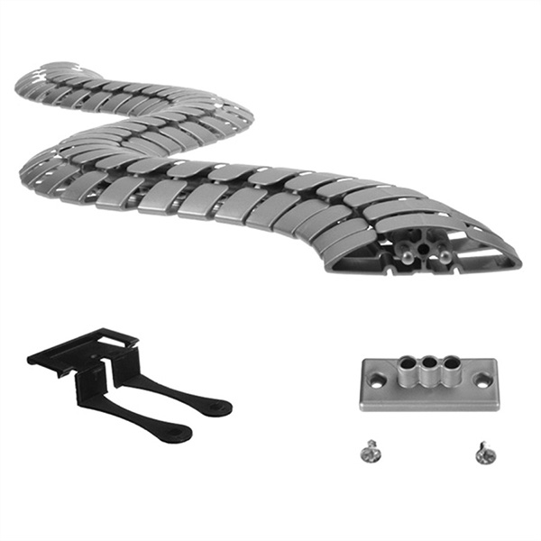 Serpent de câble Pro Set argent 75cm 