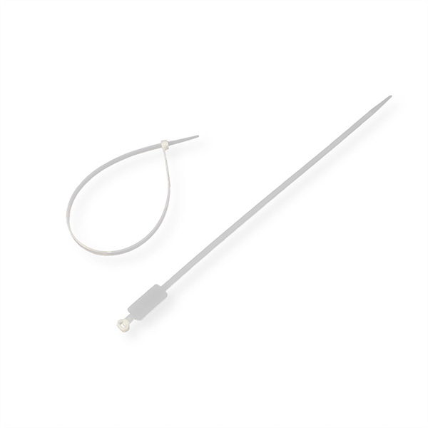 Bande de fixation, 30cm, 4,8mm avec inscription, 100 pièces 