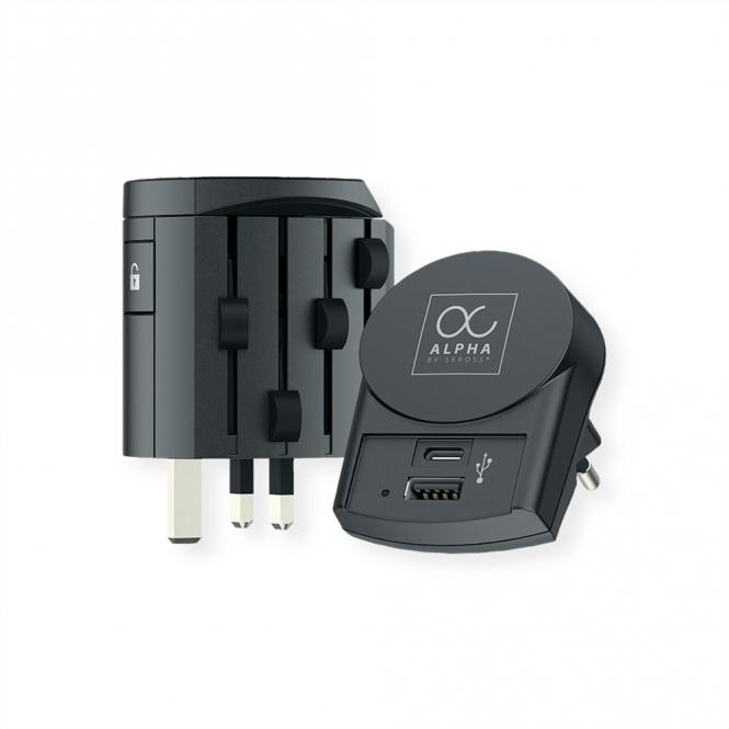 Alpha mit Europe USB Charger A/C Universal Reiseadapter, Weltweit 