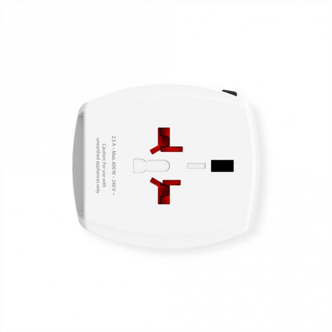 MUV USB 2xA Universal 2-poliger Reiseadapter, Weltweit 