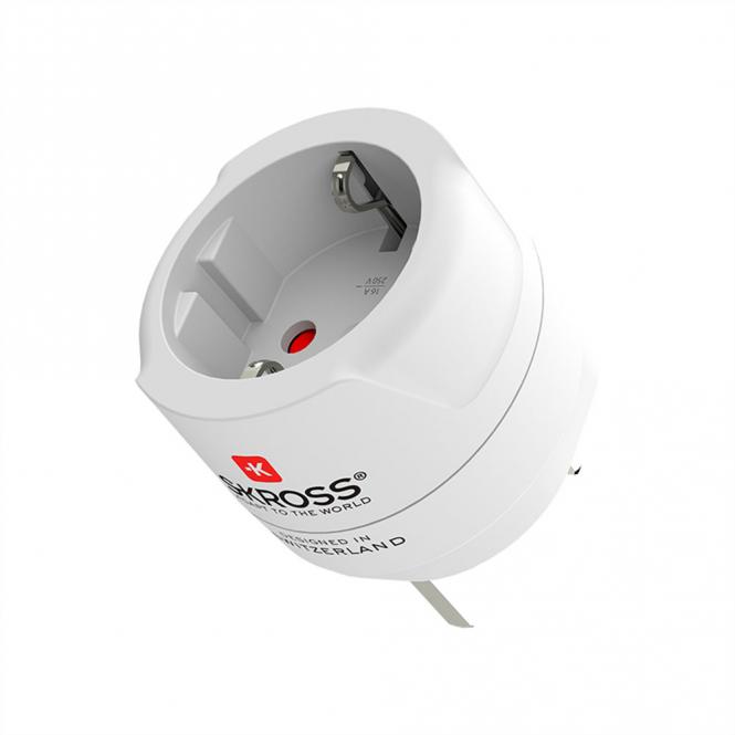 Europe to UK Reiseadapter, für 2- und 3-polige Geräte 