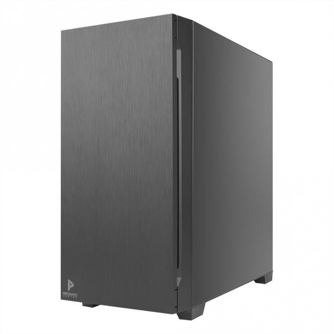 P10C PC Gehäuse Performance Midi Tower ATX, schwarz 