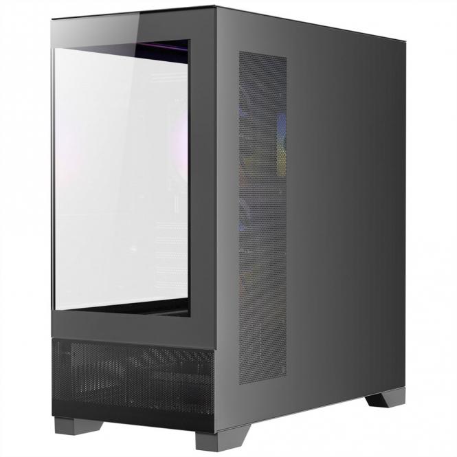 CX500M ARGB PC Gehäuse Mini Tower Micro-ATX, schwarz 