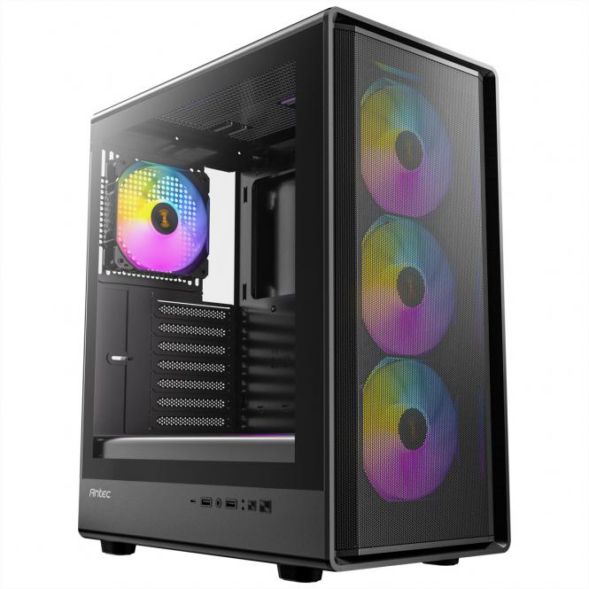 Boîtier PC Performance P6 Neo ARGB, format Midi Tower ATX, noir 