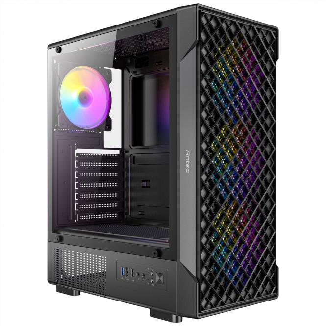 VX-320 ARGB ATX, Micro-ATX, ITX : boîtier PC gaming mi-tour, noir 