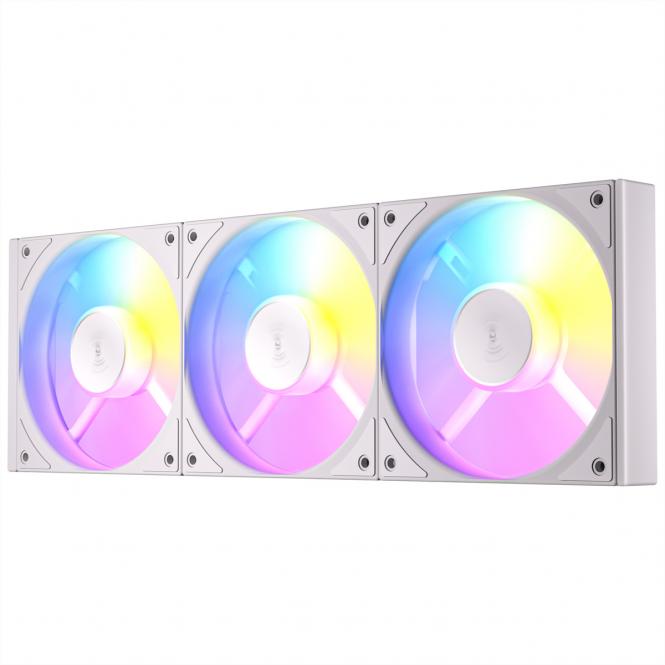 C120R ARGB White PC Gehäuselüfter 3er Pack, weiß 