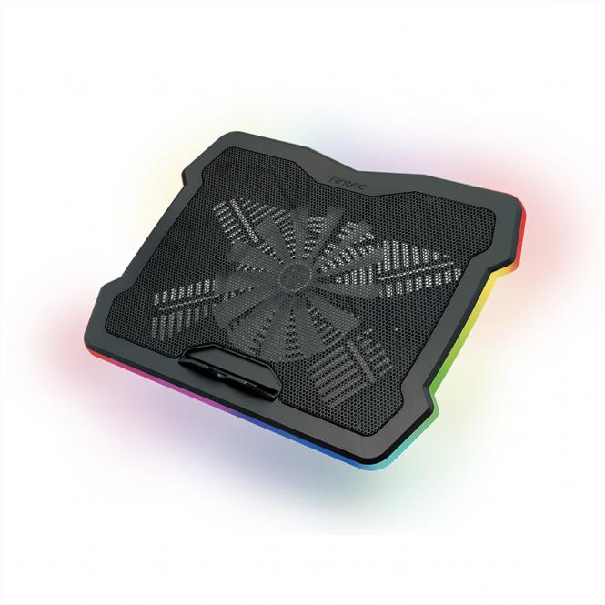 Support de refroidissement pour ordinateur portable LCHF200 Hyperflow RGB, 10 à 17 pouces 