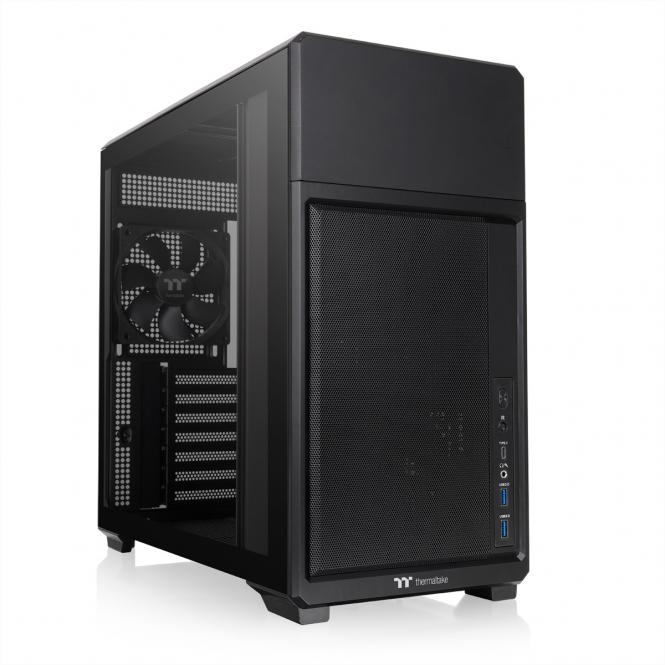 Boîtier ATX mi-tour TR300 TG, noir 