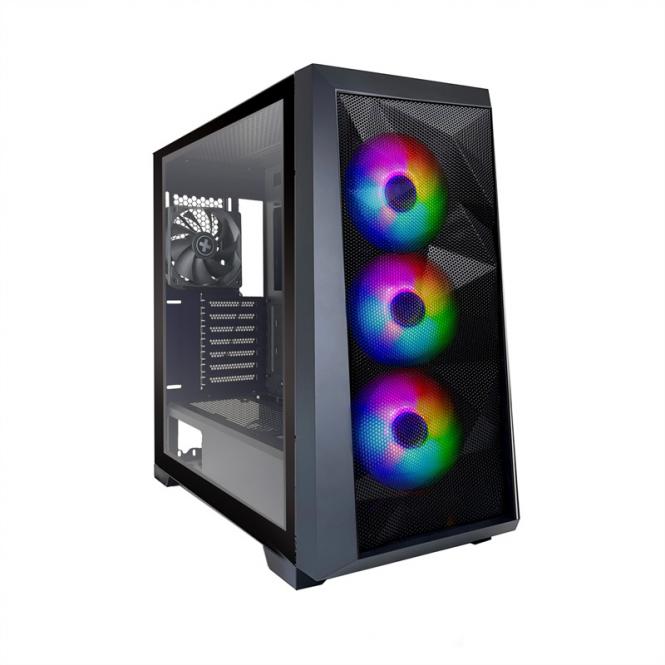 Xilence Xilent Breeze X712.RGB Gaming PC Gehäuse, RGB ATX Midi Tower 