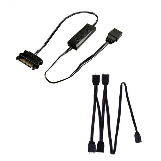 LQZ.ARGB_Set Cable, Mini Cable ARGB Control für ARGB LED PC Komponenten 