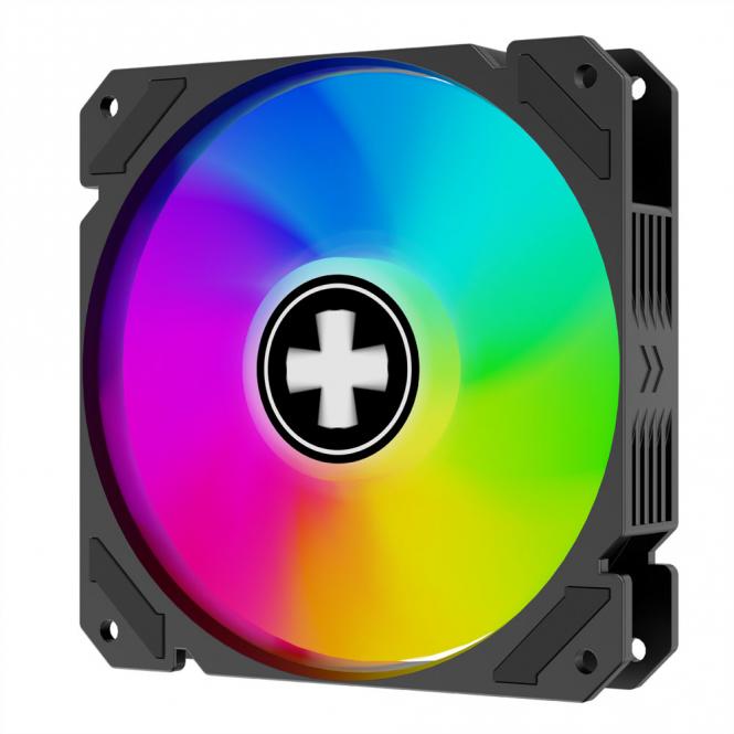 Performance A+ REVERSE XF065, ventilateur LED ARGB 120mm noir 