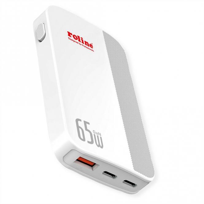 USB Charger, schlank, mit klappbarem Euro-Stecker, 65W 