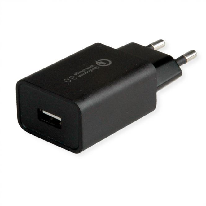 Chargeur USB, QC3.0, 1 port, 18W 