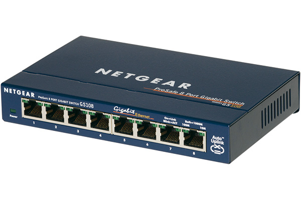 Commutateur Gigabit de bureau, 8 ports 