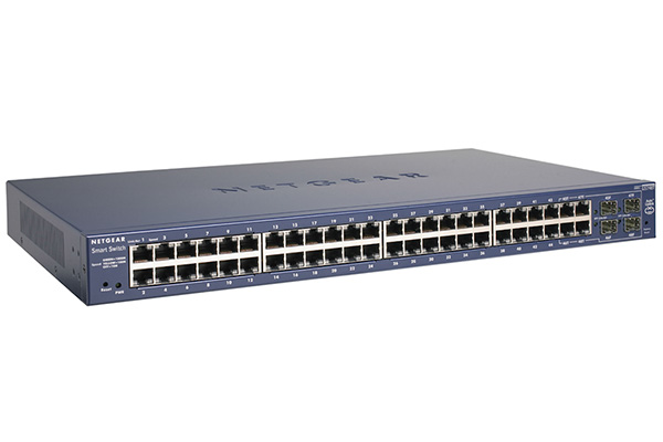 Gigabit Smart Switch, 48 Ports, 4 x SFP-Slots 