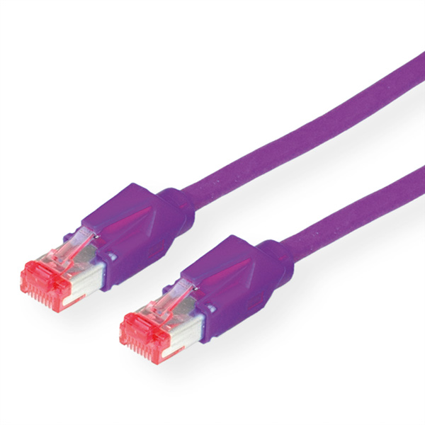 Patchkabel Kat.6 S/FTP, CU 7702 flex LSOH, Hirose TM21, violett, 20,0m 