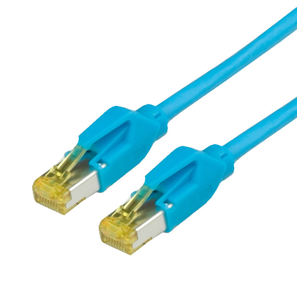 Câble patch, UC900/HIROSE TM31, Cat. 6a 1,0 m | bleu