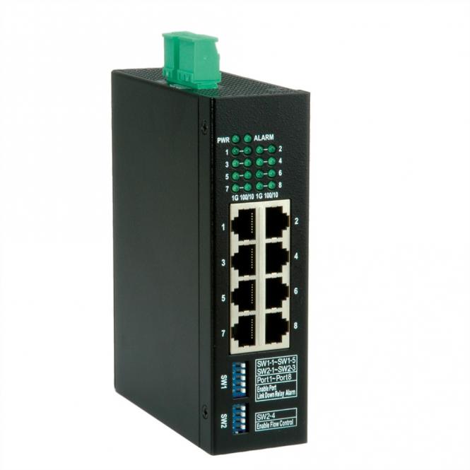 Switch Gigabit industriel 8x RJ-45 