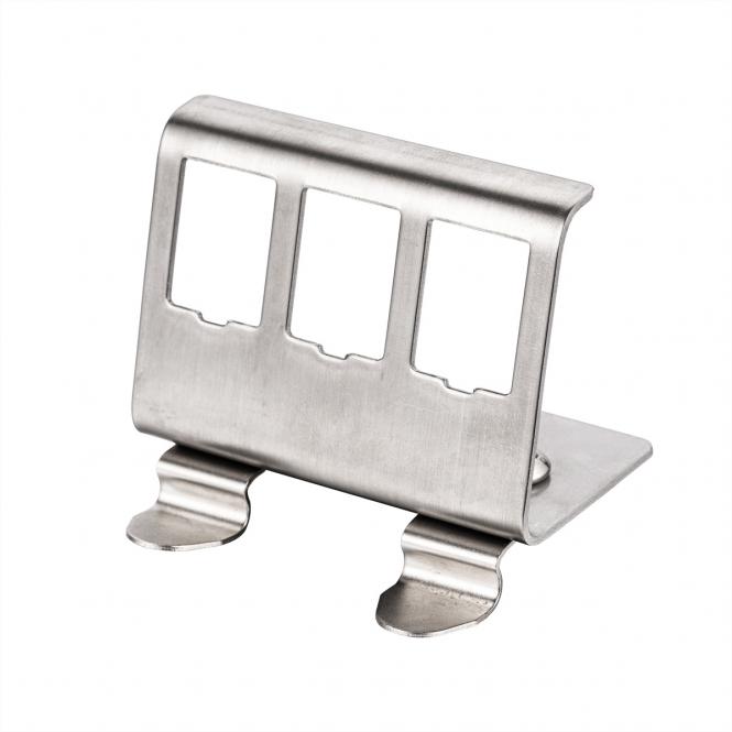Hutschienen-Adapter unbestückt, für 3 Keystones 