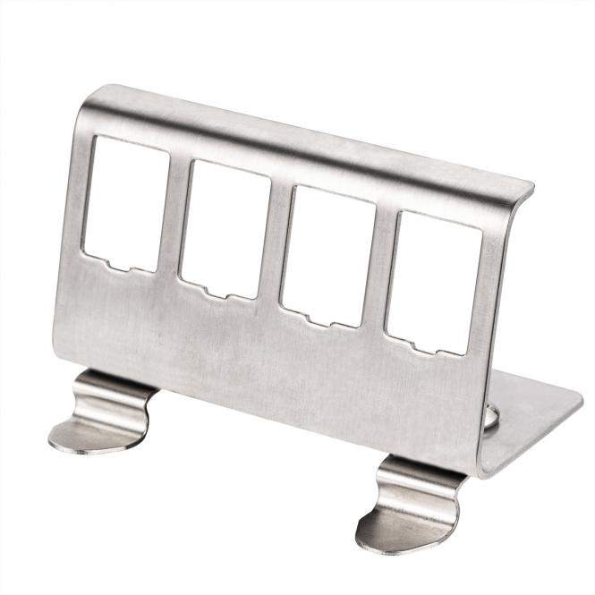 Hutschienen-Adapter unbestückt, für 4 Keystones 