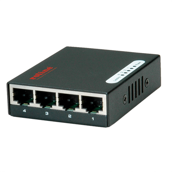 Commutateur Gigabit Ethernet de poche, 4 ports 