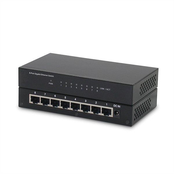 Switch Gigabit, 8x RJ-45, non administrable 