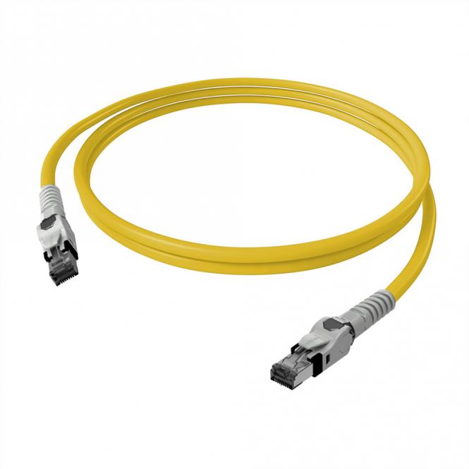 EasyLan VarioBoot Patchkabel Kat.6A, S/FTP, gelb, 3m 