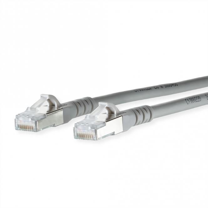 Patchkabel Cat.6A AWG 26, LSOH, grau, 1m 