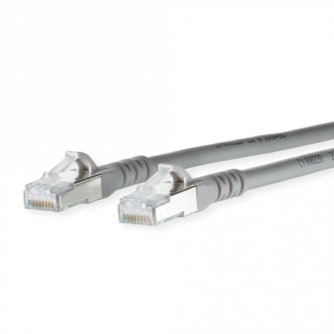 Patchkabel Cat.6A AWG 26, LSOH, grau, 1,5m 