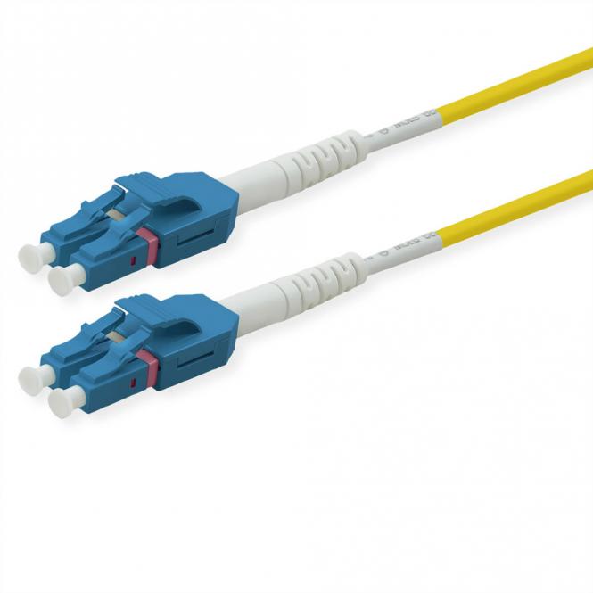 LWL-Kabel duplex 9/125µm OS2, LC/LC, UNIBOOT, gelb, 3m 