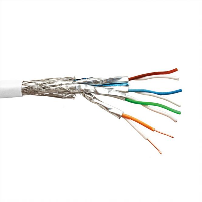 MegaLine Slim 600 S/F AWG 26/1 4P, blanc, rouleau de 350m 