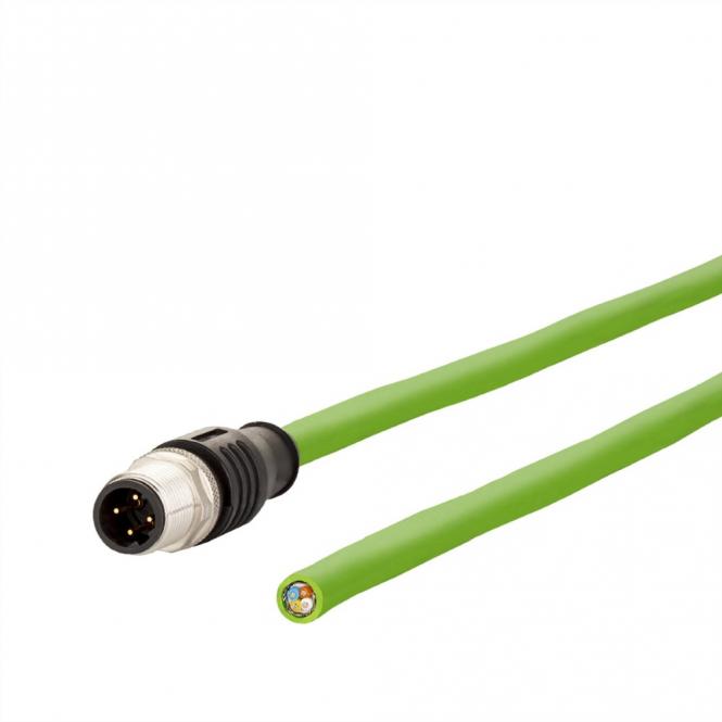 Câble Ethernet industriel M12, codage D, 1m 