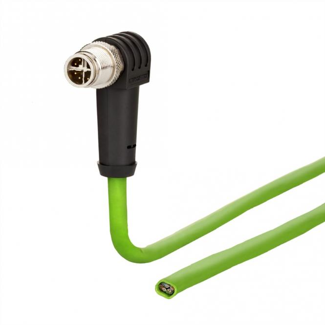 Câble Ethernet industriel M12, codage X, 2m 