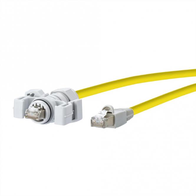 E-DAT Industry Patchkabel V6, IP67 - RJ45, 15m 
