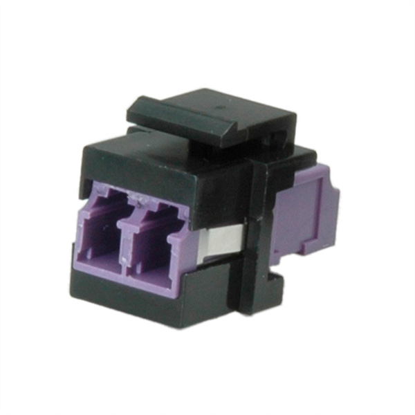 Keystone LWL-Adapter LC/LC Duplex, Multimode, OM4 