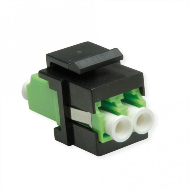 Raccord optique LC/LC duplex multimode, Keystone, OM5 