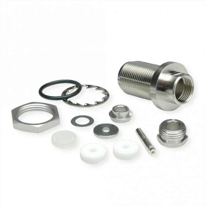 Prise encastrable pour câble N, pour RG-58C/U, raccord à vis MIL 