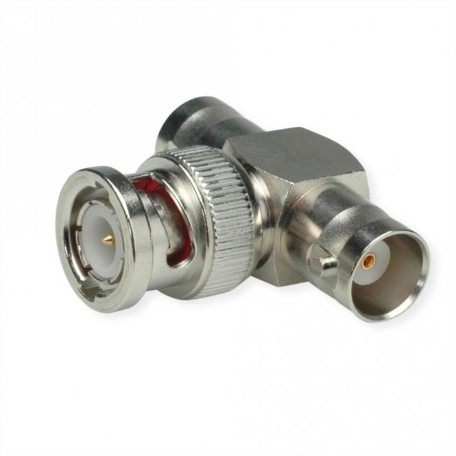 Raccord en T BNC 50 ohms, femelle / mâle / femelle 