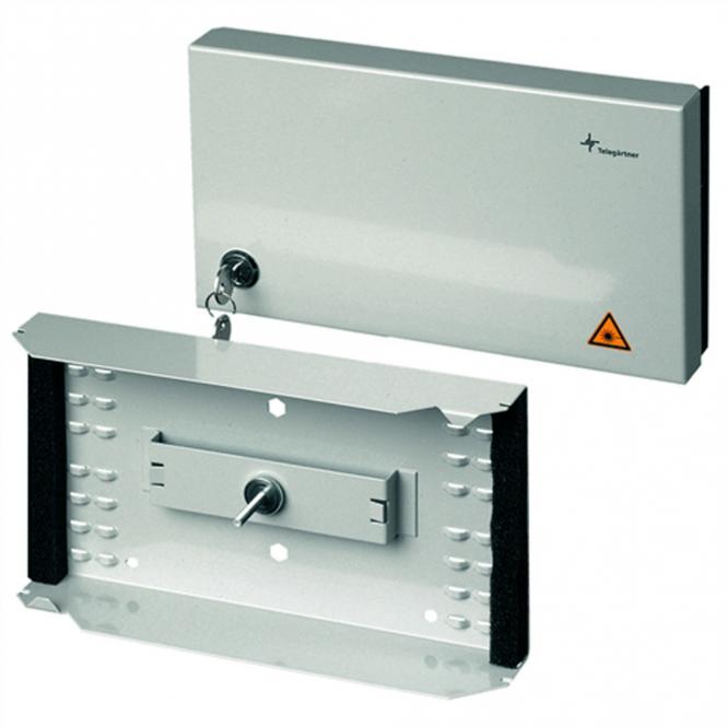 Cassette d'épissure FO compacte, 265x150x55mm, RAL 7035 