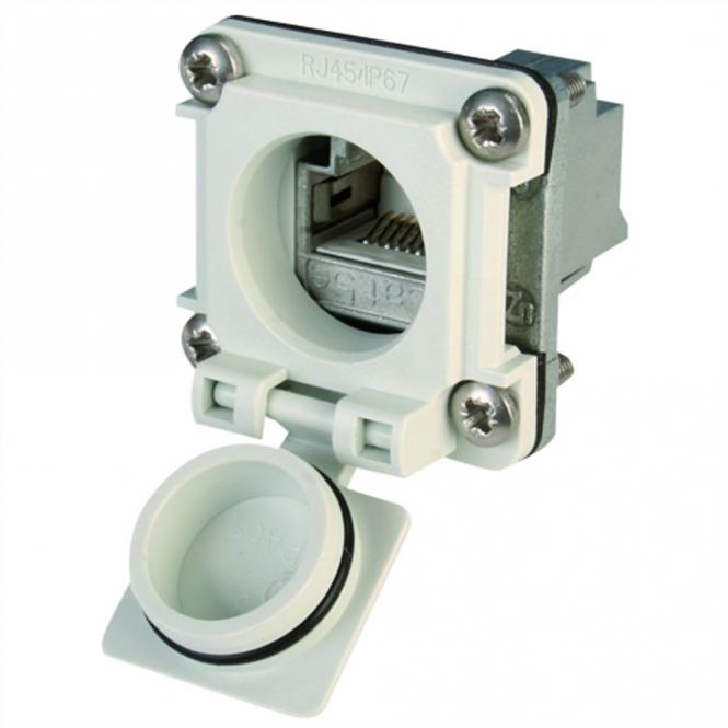 STX V6 Flanschset, AMJ-Kupplung Cat.5e 