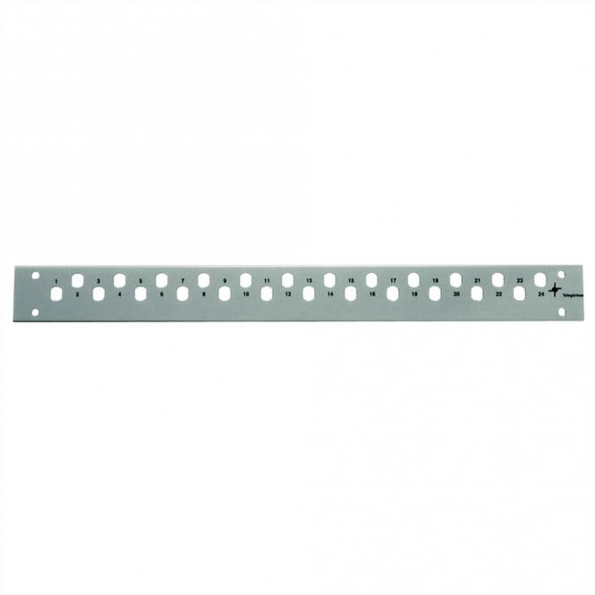 Plaque frontale BASIS V 1U, pour 24 E2000 *H*A07 