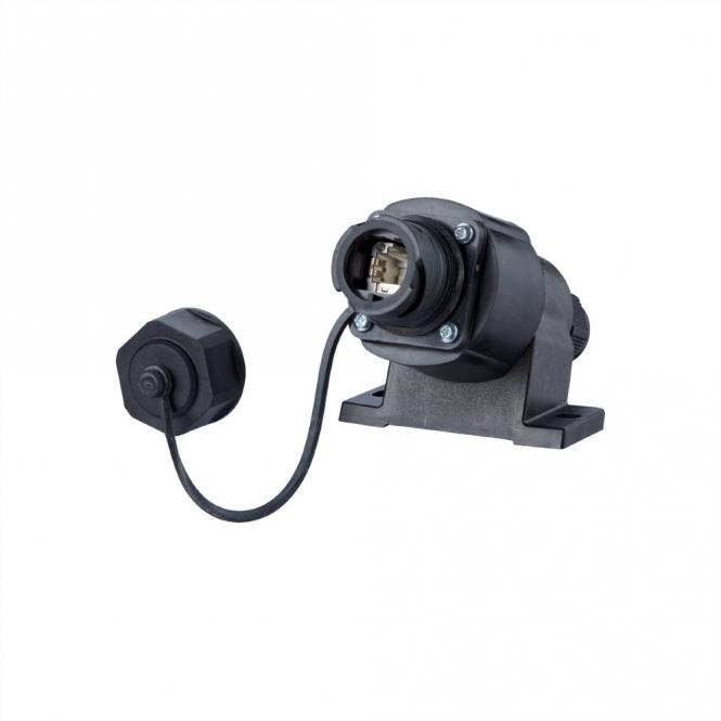 E-DAT Industry IP67 V1 boîtiers en saillie + RJ45 insert de field jack Cat.6 Class EA, T568B 